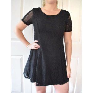 Lush Black Lace Dress